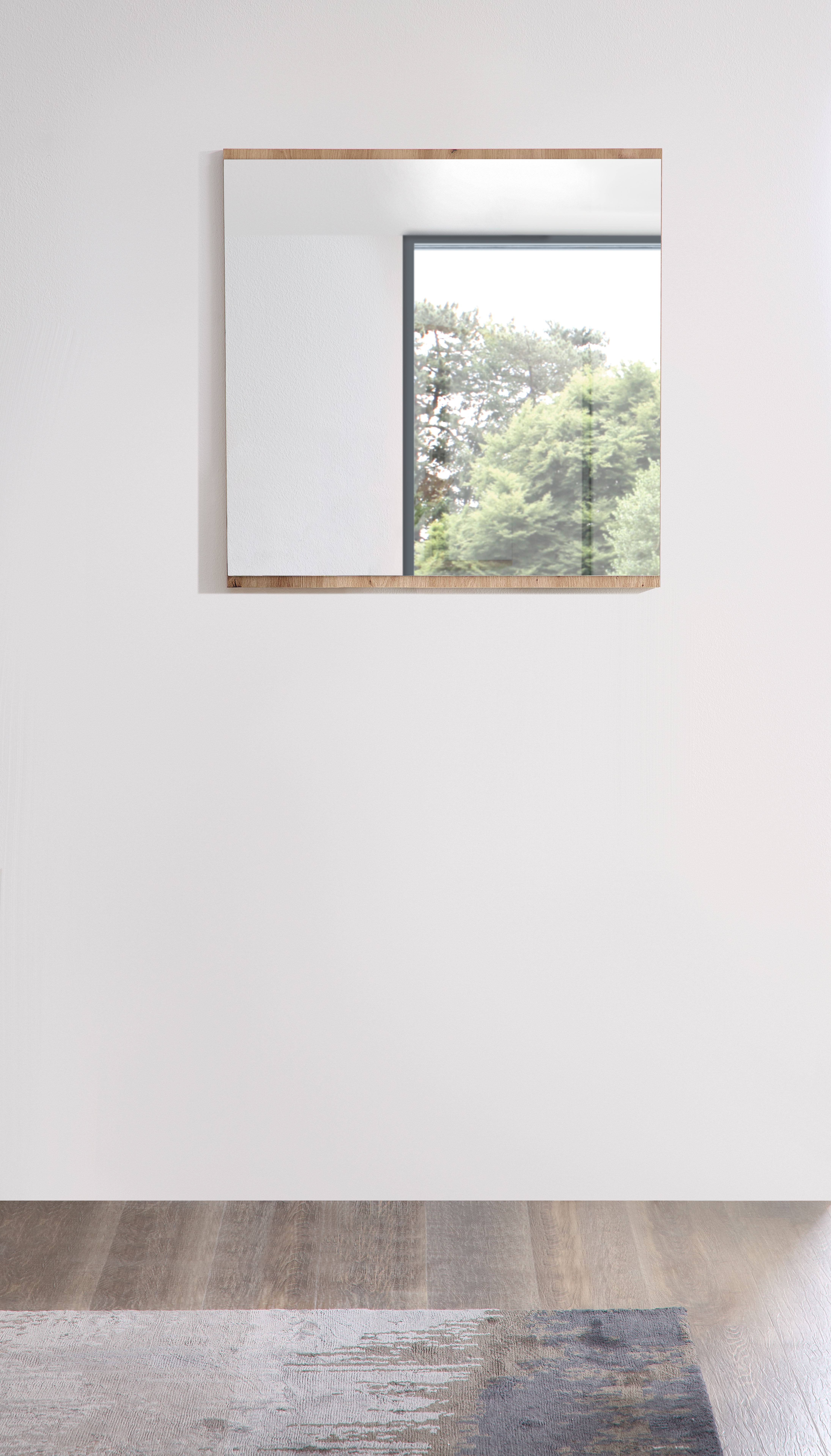 HBZ Spiegel "Lagos Garderobenspiegel, BxHxT 80x80x2 cm", (1 St.), Mit filli günstig online kaufen