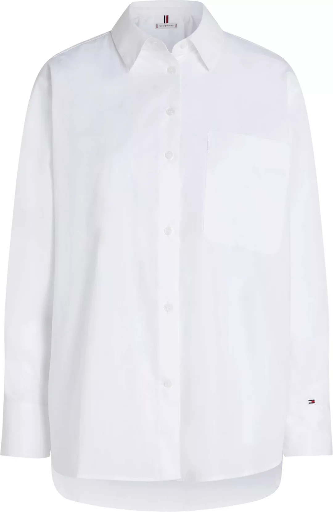 Tommy Hilfiger Curve Hemdbluse "CRV ESS COTTON EASY FIT SHIRT", in Großen G günstig online kaufen