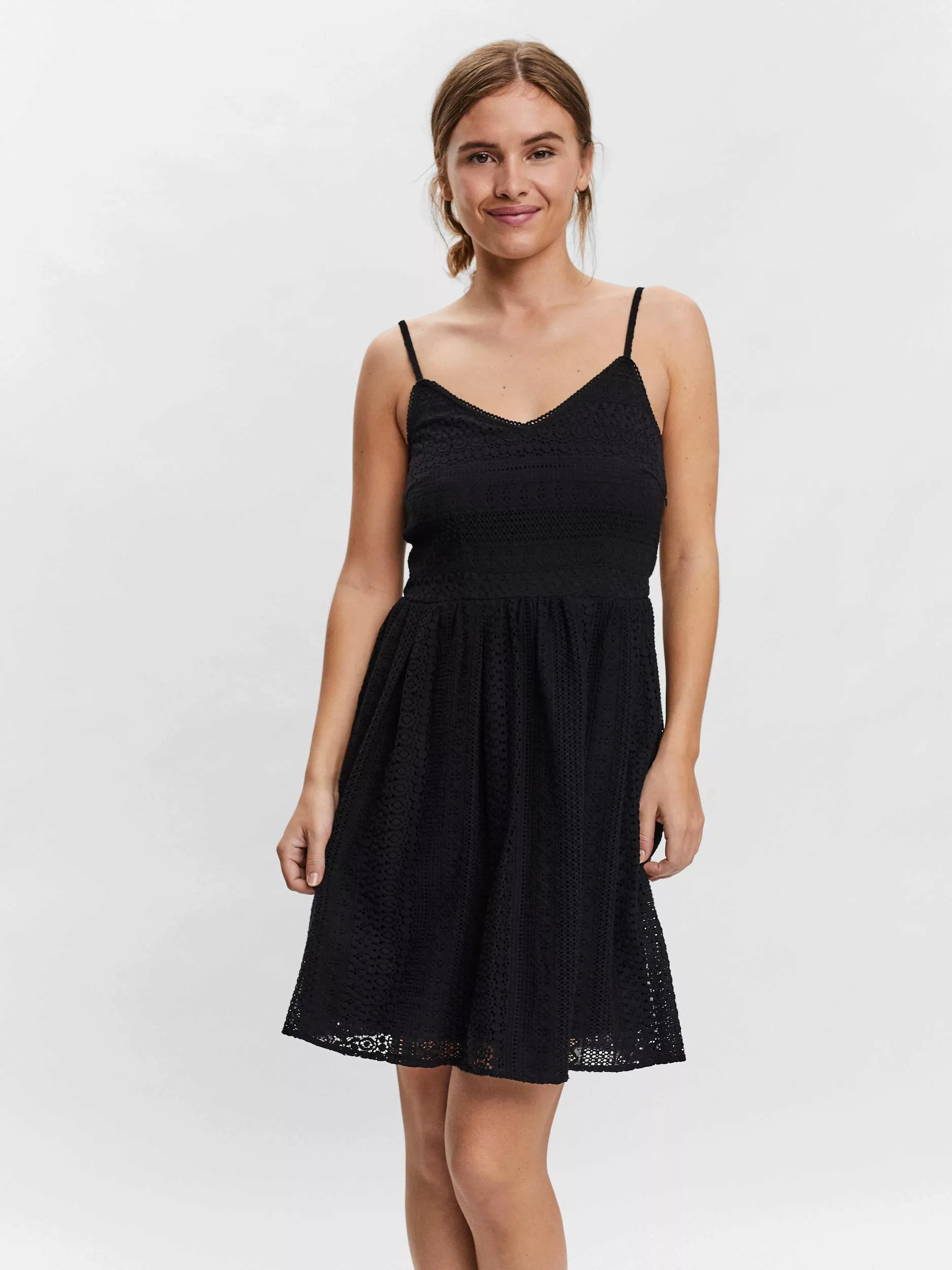 Vero Moda Trägerkleid "VMHONEY LACE PLEATED SINGLET DRESS WVN" günstig online kaufen