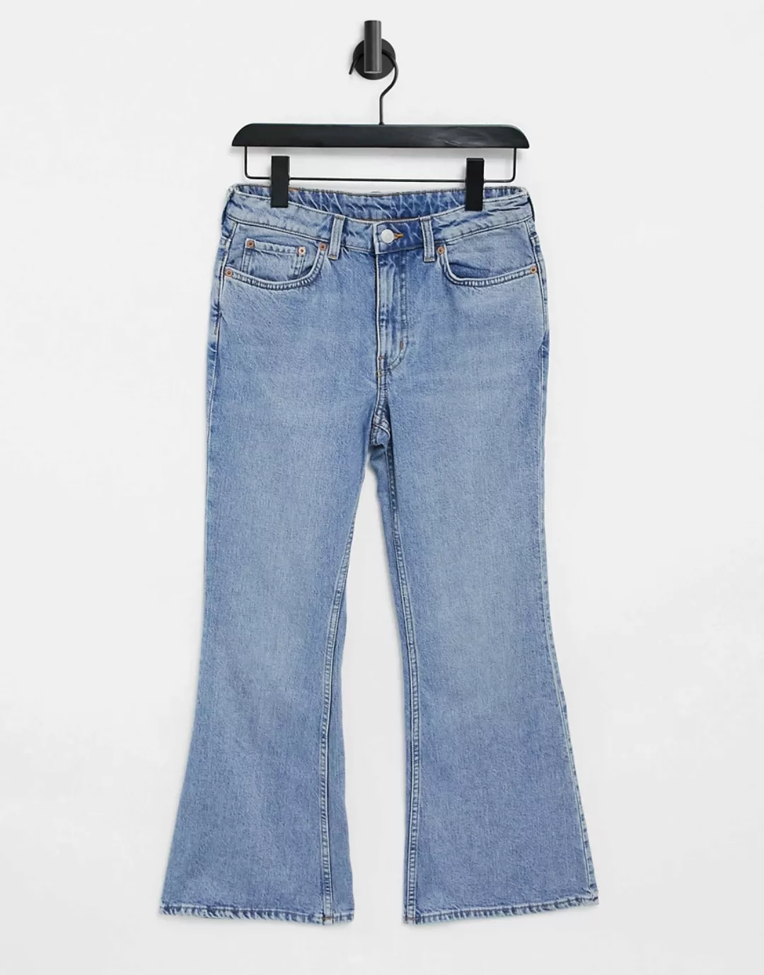 Weekday – Wave – Jeans in Himmelblau günstig online kaufen