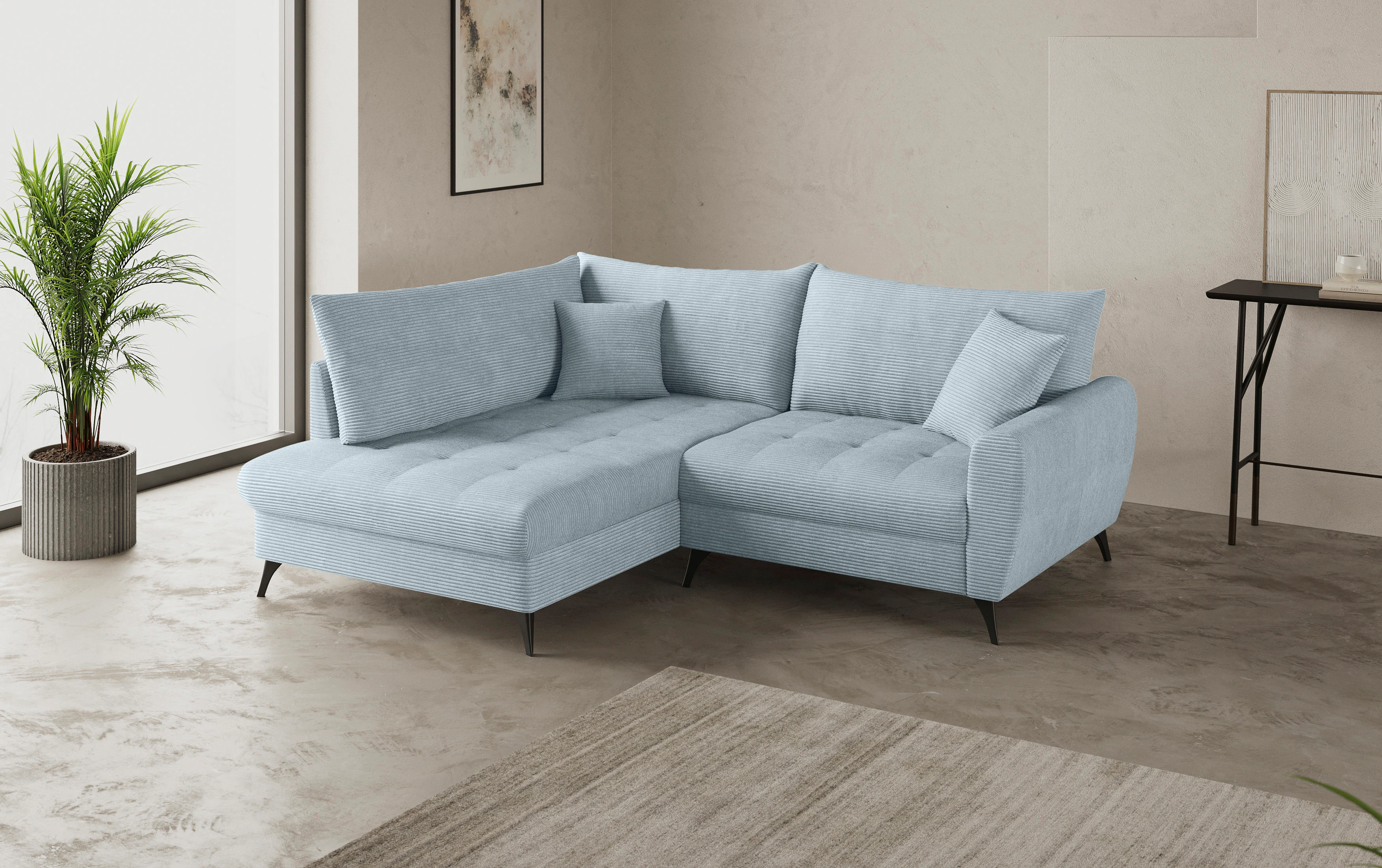 Mr. Couch Ecksofa "Blackburn II, L-Form", Mit Kaltschaumpolsterung bis 140 günstig online kaufen