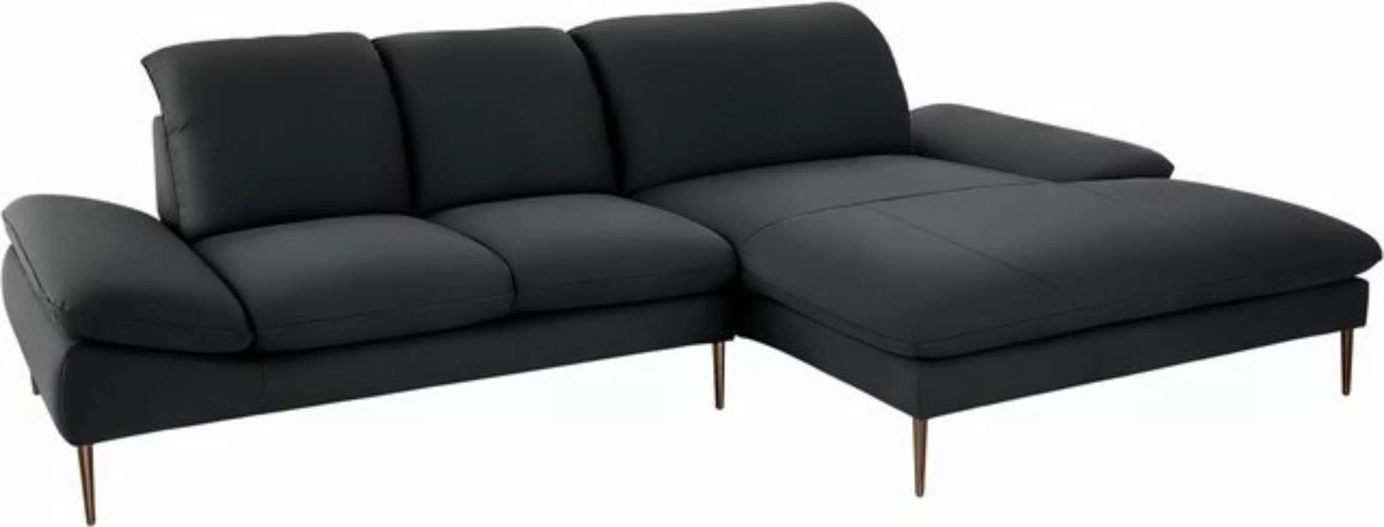 W.SCHILLIG Ecksofa enjoy&MORE, Sitztiefenverstellung, Füße bronze pulverbes günstig online kaufen