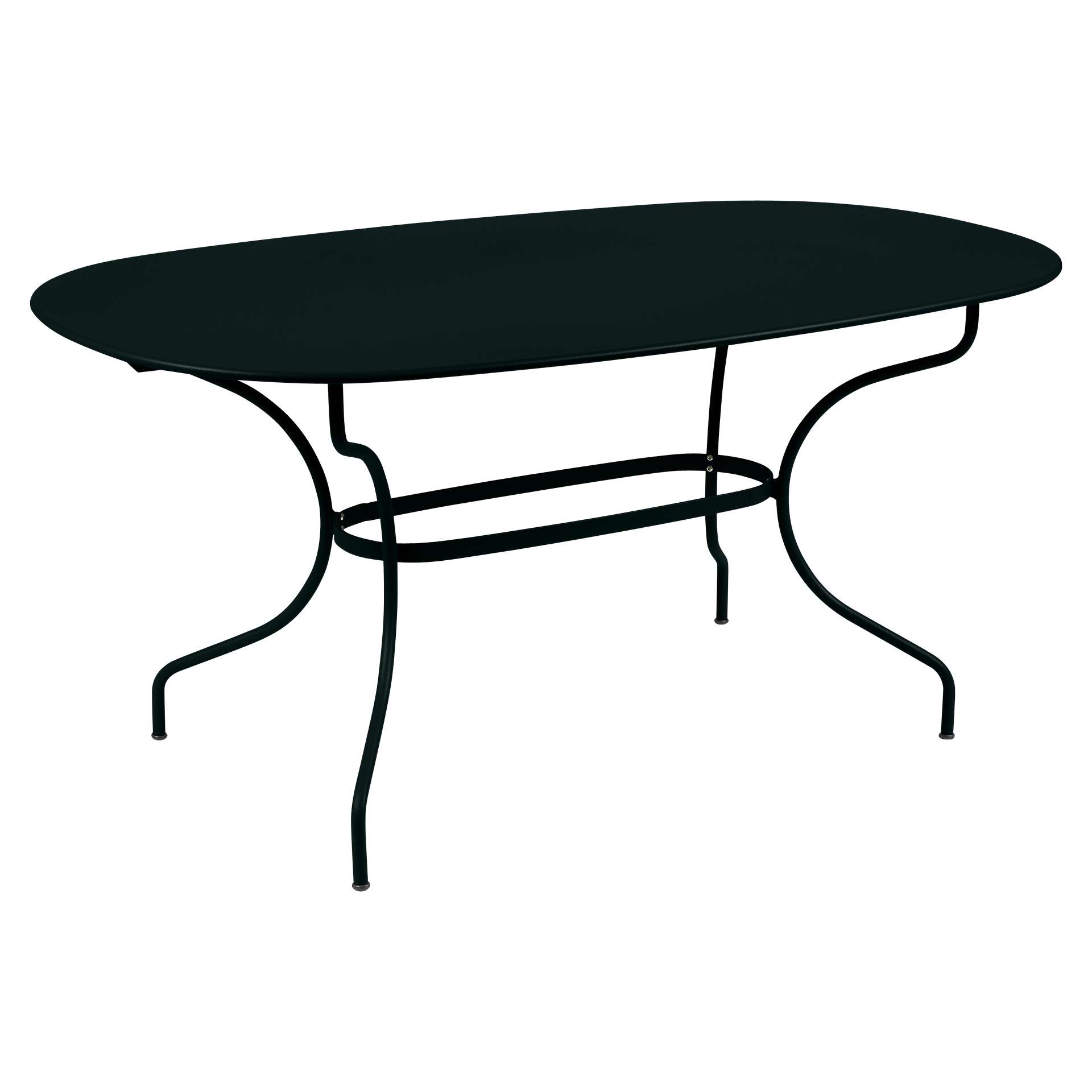 Opéra+ Ovaler Tisch 160 x 90 cm Outdoor Lakritze günstig online kaufen