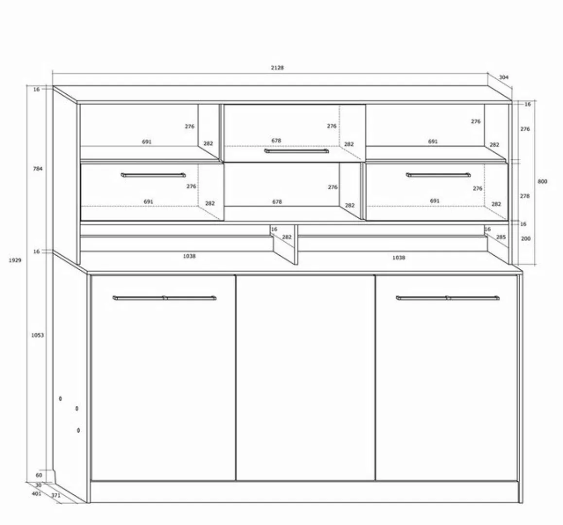 Domando Schrankbett Schrankbett Vercelli Breite 212cm, ausklappbare Liegefl günstig online kaufen