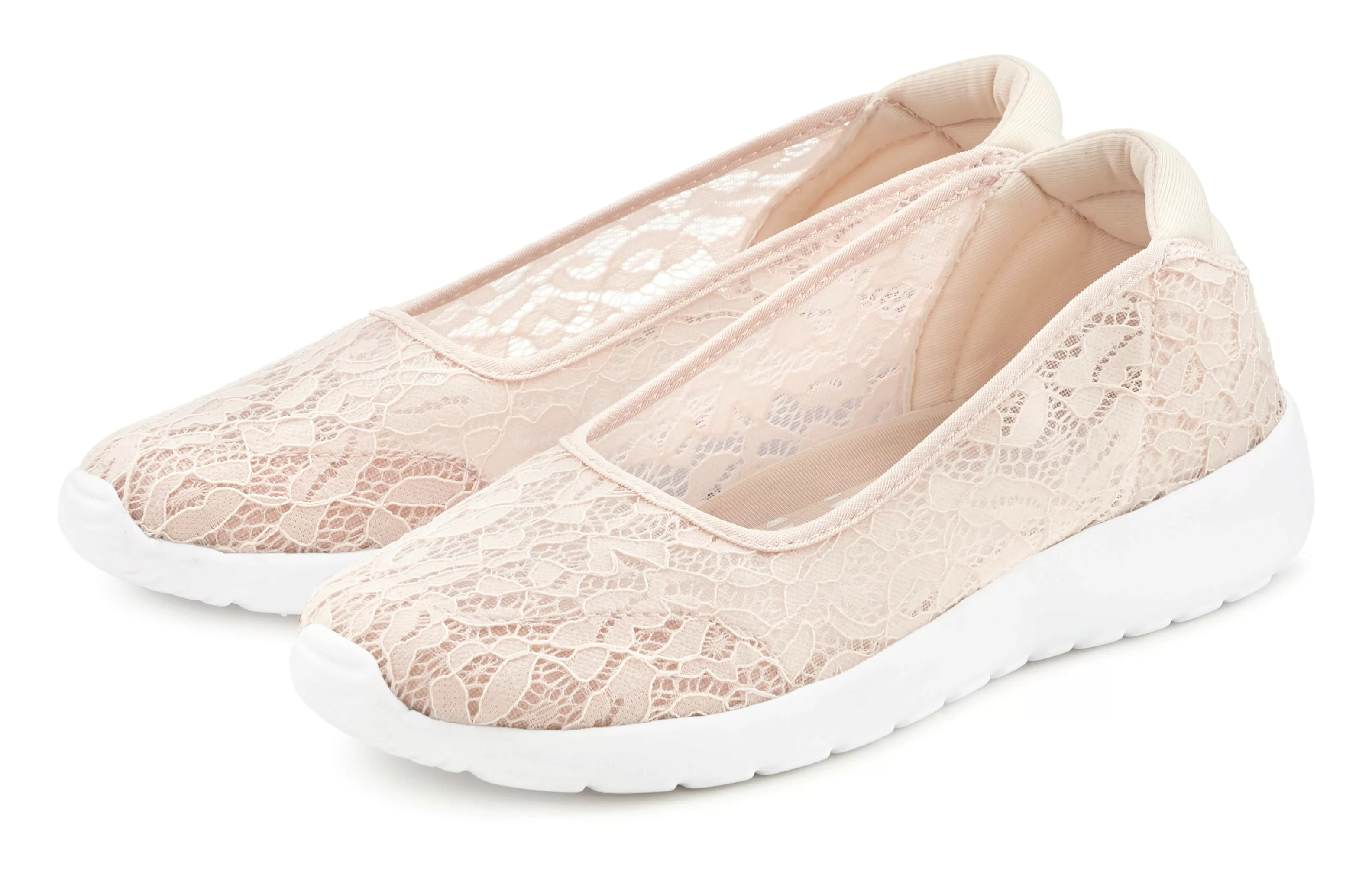 LASCANA Sneaker Ballerinas "Slip-On-Sneaker", Slipper ultraleicht, Freizeit günstig online kaufen