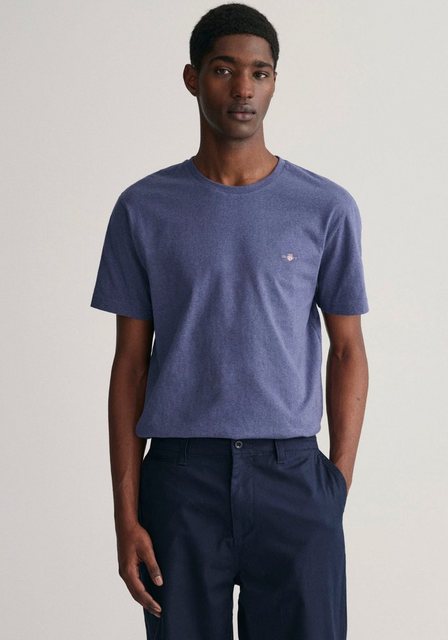 Gant T-Shirt "SLIM SHIELD V-NECK T-SHIRT", mit einer kleinen Logostickerei günstig online kaufen