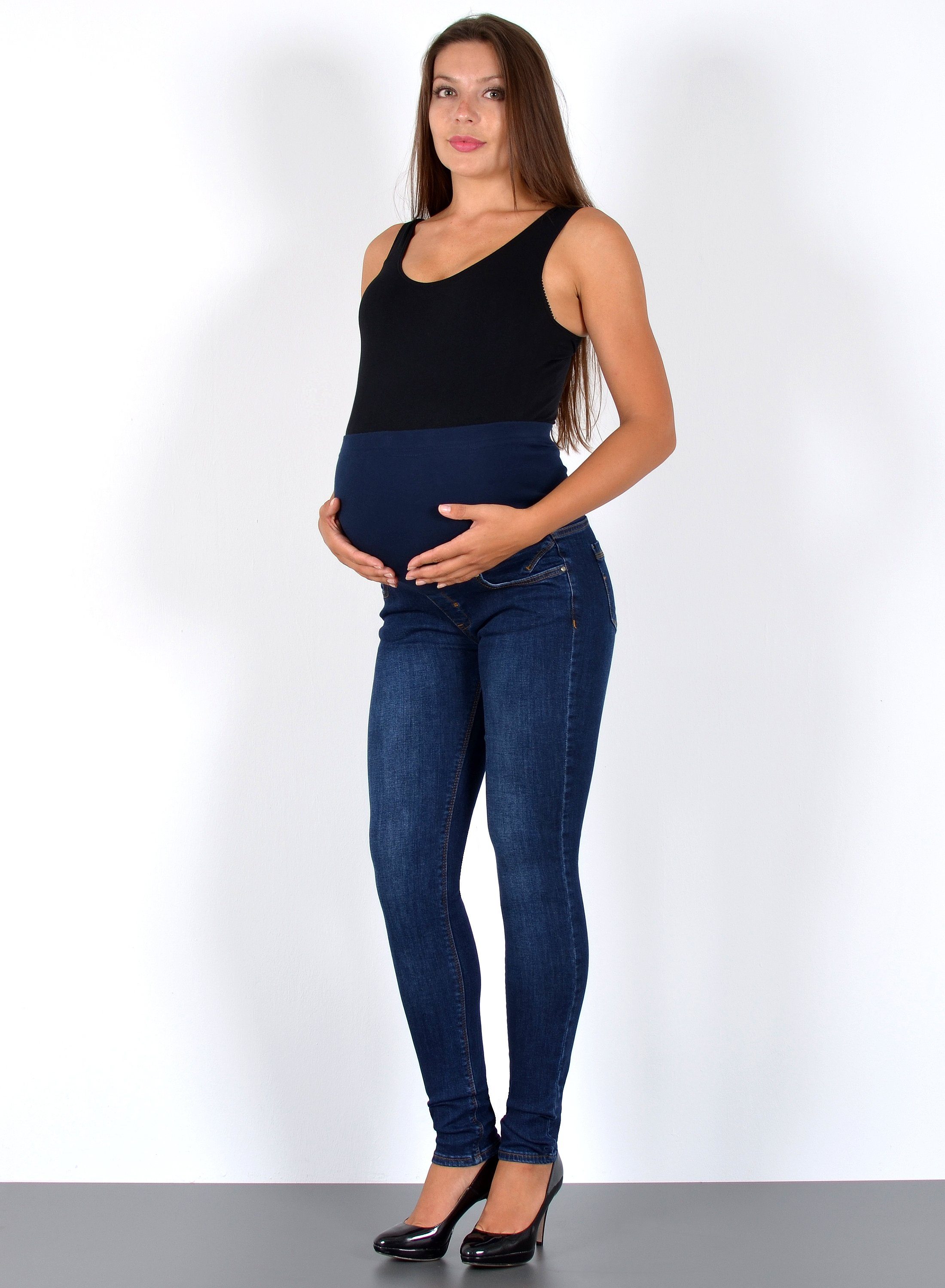 ESRA Umstandsjeans J531 Damen Skinny Fit günstig online kaufen