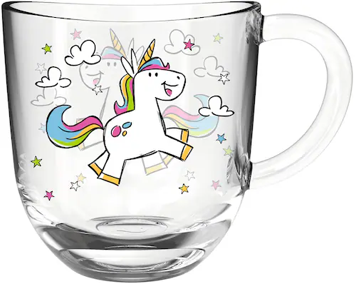 LEONARDO Tasse »BAMBINI Einhorn«, (Set, 6 tlg.), 280 ml, 6-teilig günstig online kaufen