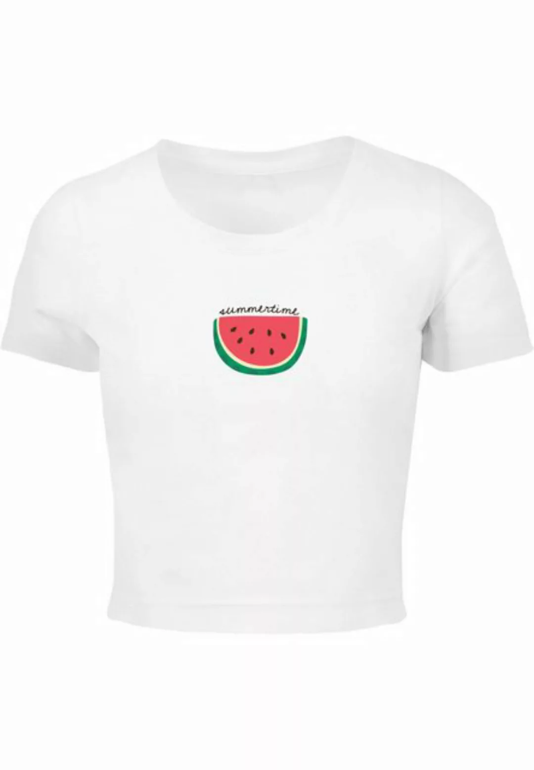 Merchcode T-Shirt Merchcode Damen Ladies Summer - Summertime Cropped Tee (1 günstig online kaufen