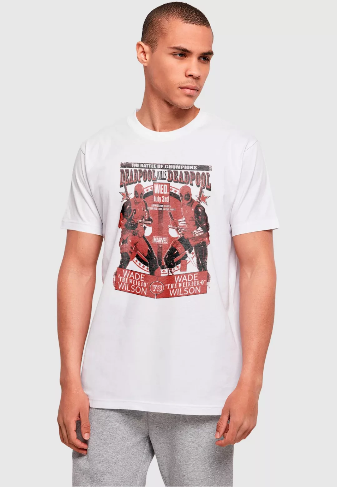 ABSOLUTE CULT T-Shirt "ABSOLUTE CULT Herren Deadpool - Deadpool Vs Deadpool günstig online kaufen