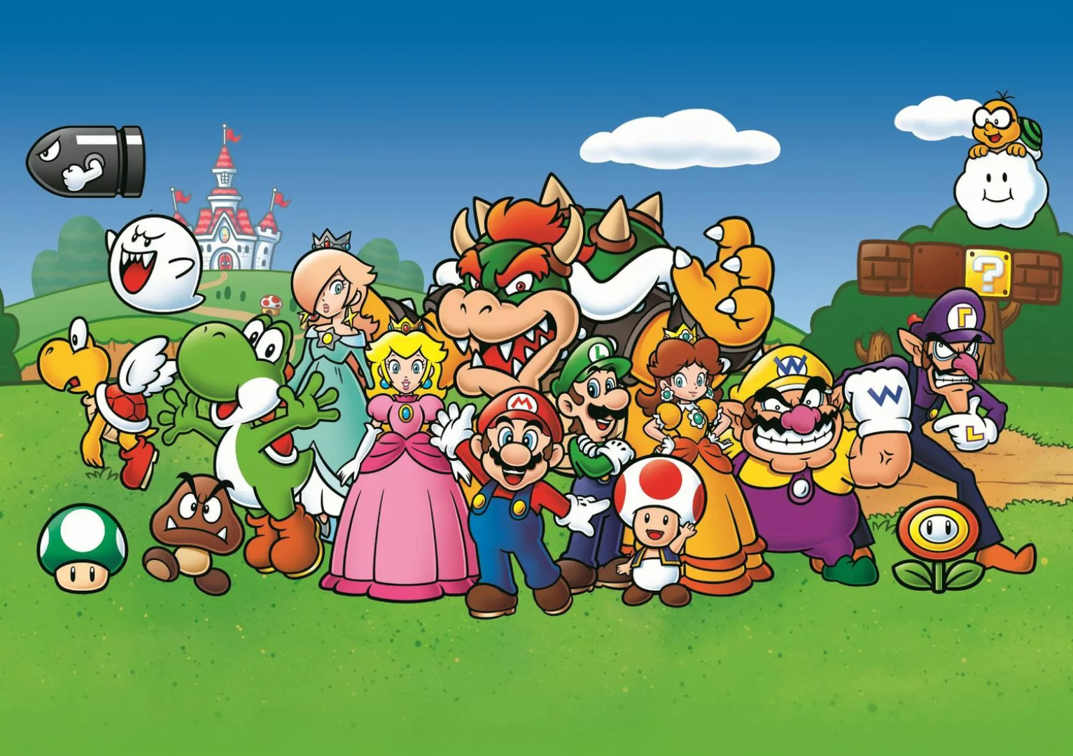 Winning Moves 29476 - Super Mario And Friends - 500 Teile Puzzle günstig online kaufen