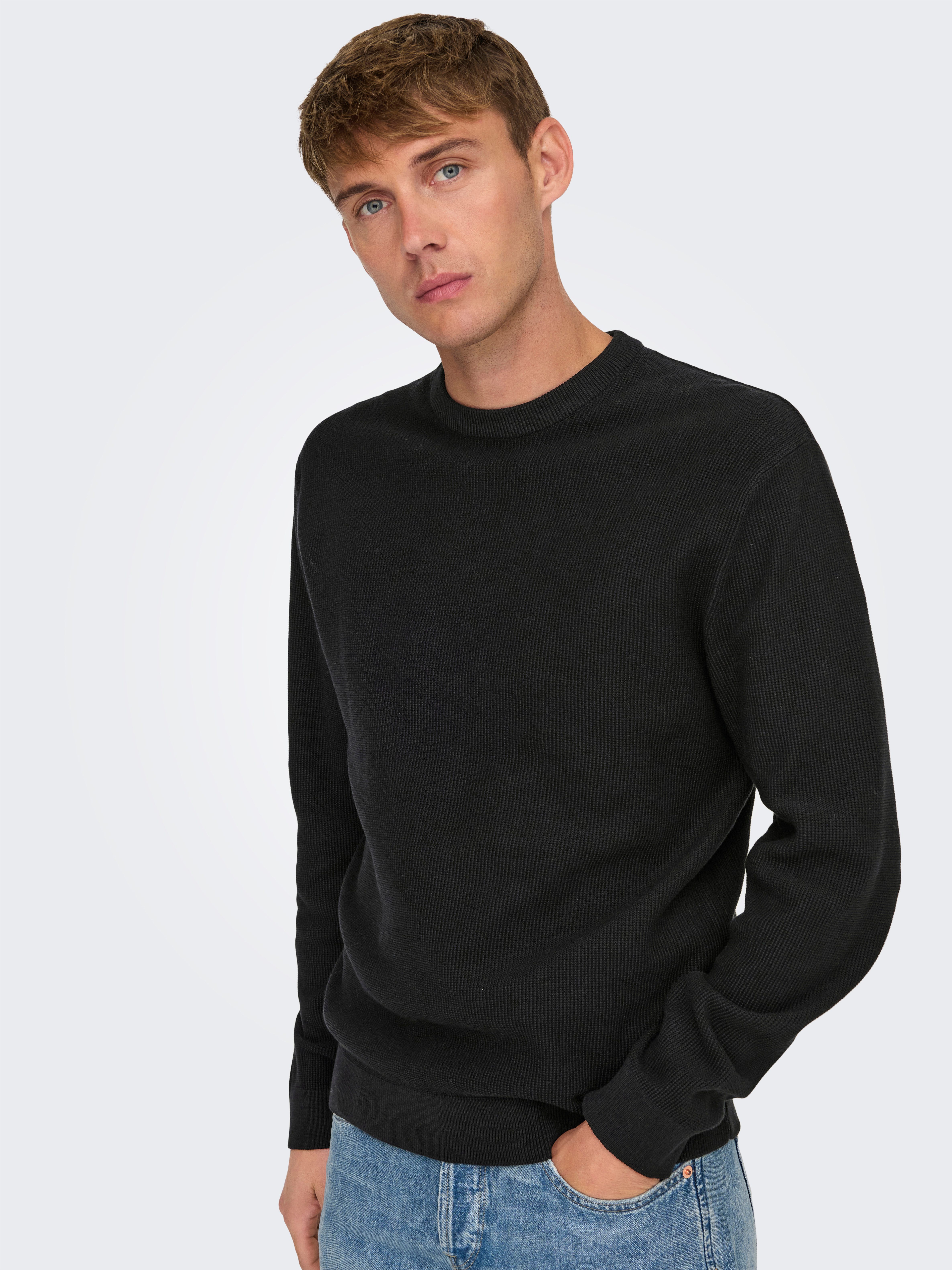 ONLY & SONS Rundhalspullover ONSTONY DS günstig online kaufen
