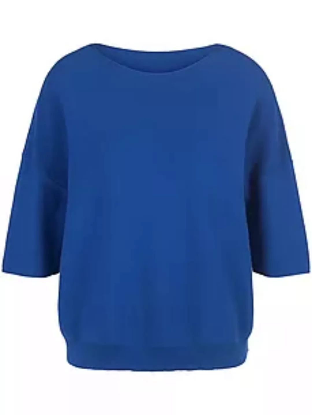 Rundhals-Pullover aus 100% SUPIMA®-Baumwolle Peter Hahn Supima blau günstig online kaufen