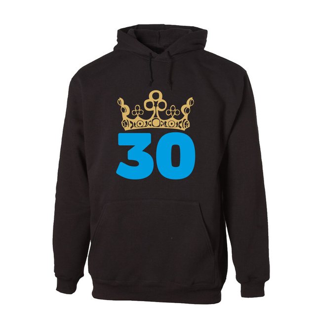 G-graphics Hoodie 30 – mit Krone zum 30ten Geburtstag mit trendigem Frontpr günstig online kaufen