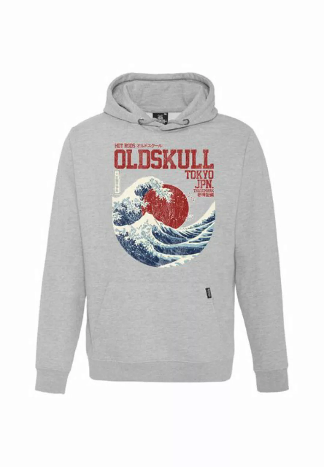 Oldskull Hoodie Asian Big W Vintage Logo Graphic günstig online kaufen