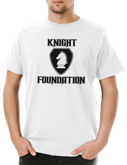 Urban Backwoods Print-Shirt White Knight Foundation Logo Herren T-Shirt TV günstig online kaufen