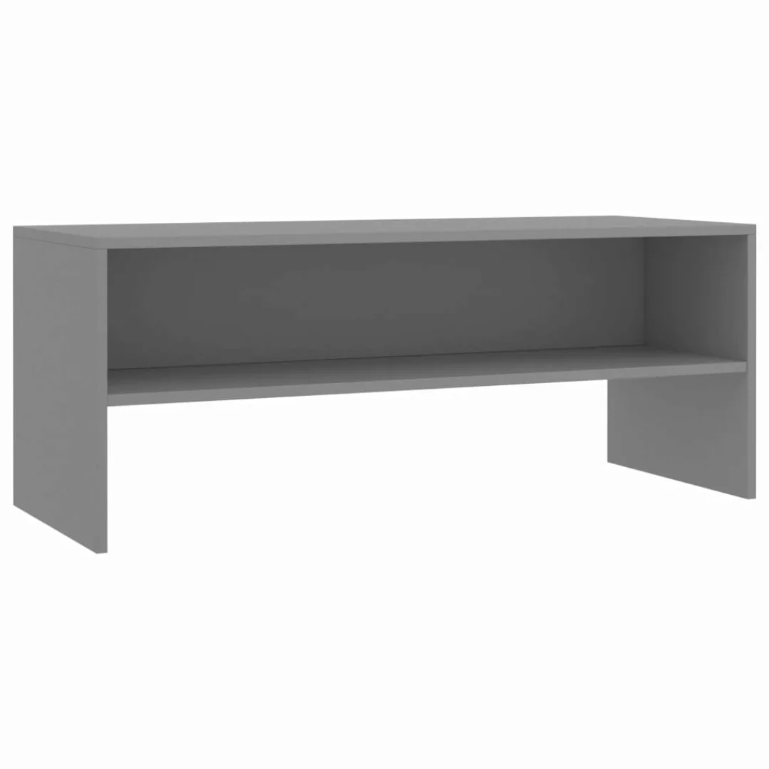 Tv-schrank Grau 100 X 40 X 40 Cm Spanplatte günstig online kaufen