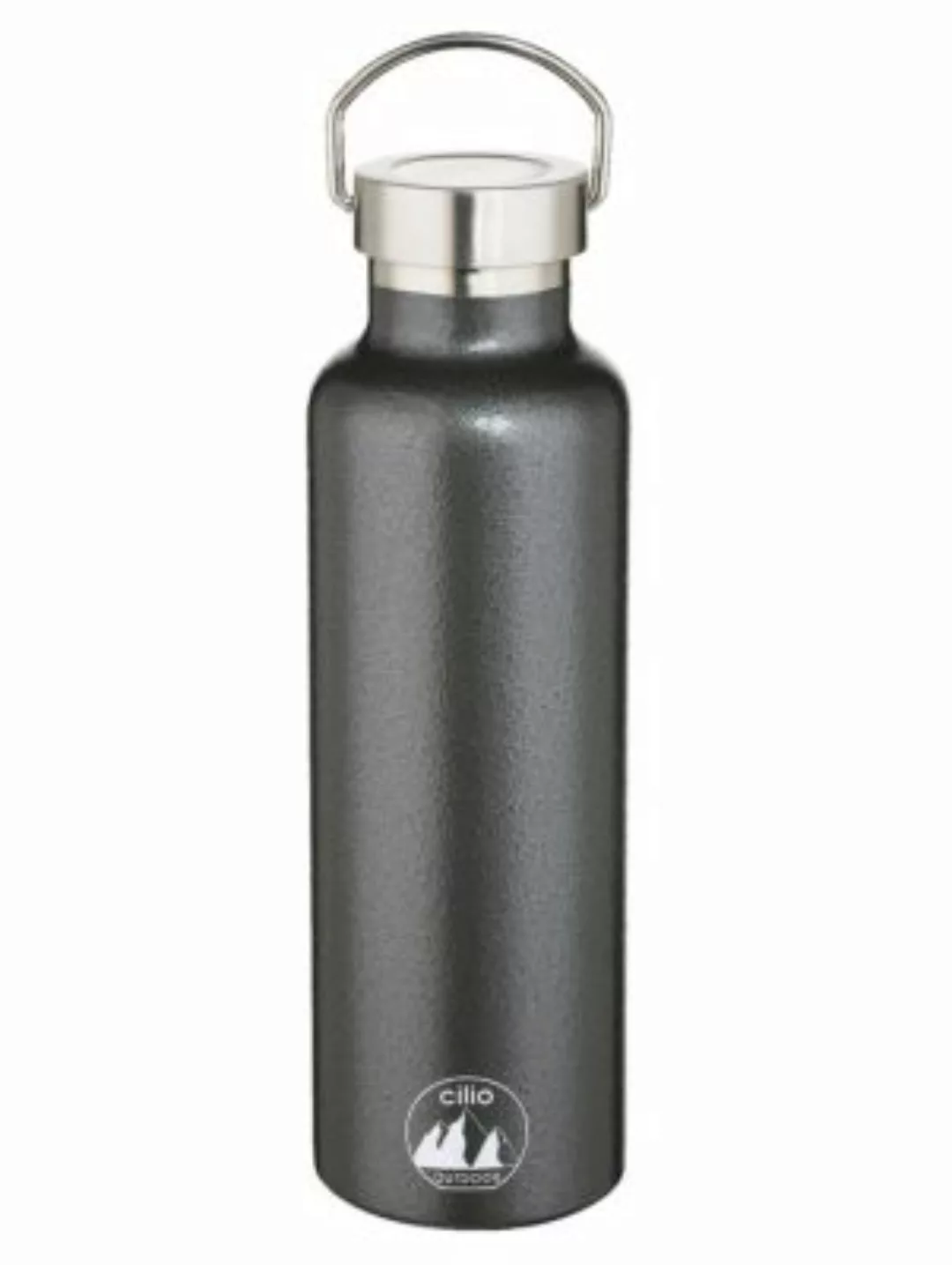 Cilio Isoliertrinkflasche 'GRIGIO', 500 ml Edelstahl lackiert anthrazit günstig online kaufen