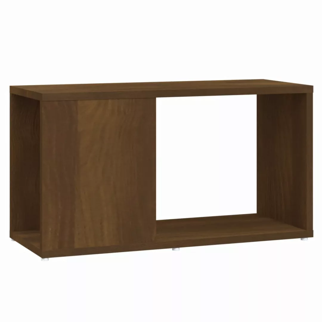 Vidaxl Tv-schrank Braun Eichen-optik 60x24x32 Cm Holzwerkstoff günstig online kaufen