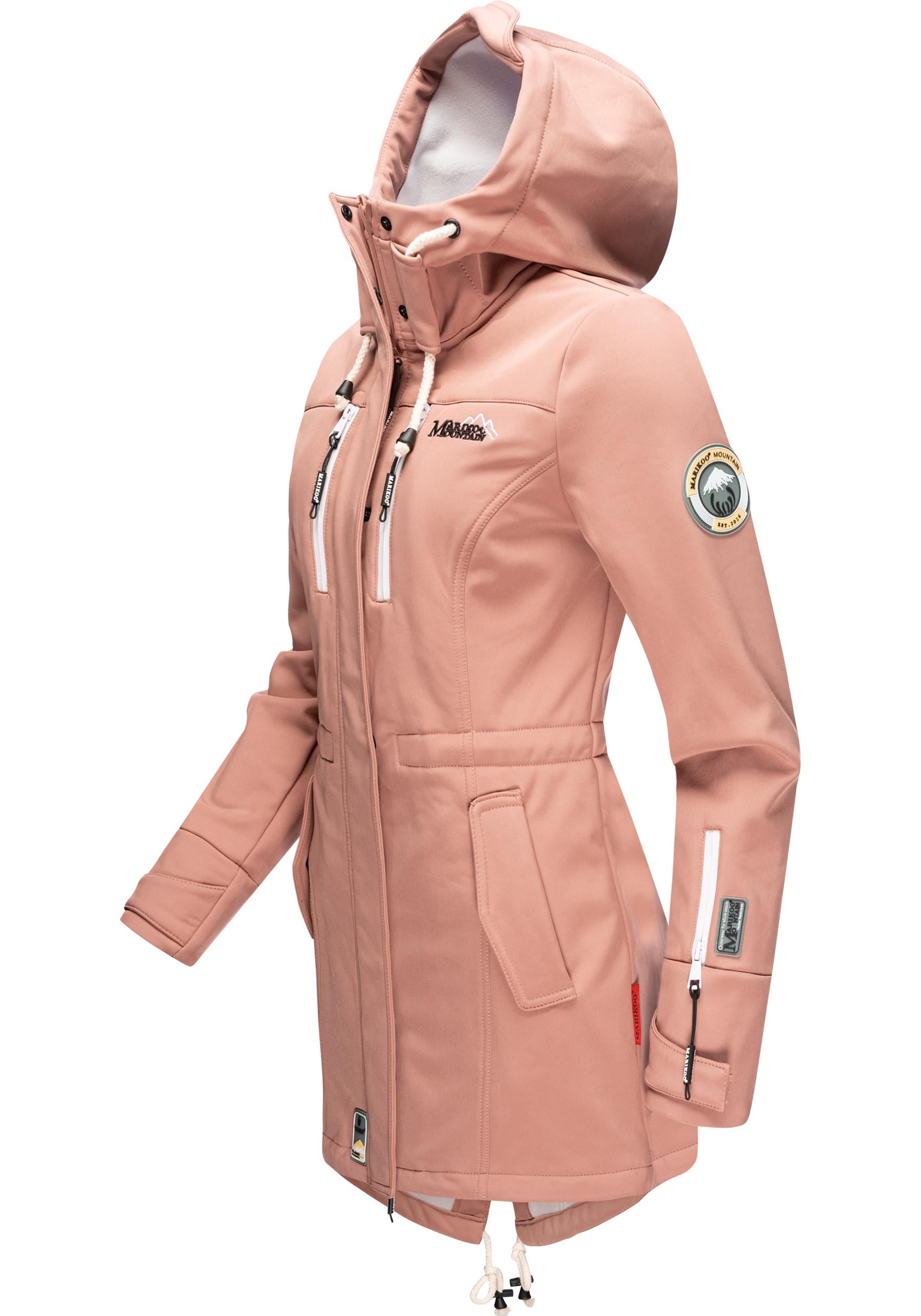 Marikoo Funktionsmantel "Zimtzicke", sportlicher Softshell Parka mit Kapuze günstig online kaufen