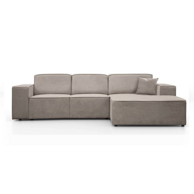 Beautysofa Ecksofa PEDRO, Breite: 267cm, viele Farbvarianten günstig online kaufen