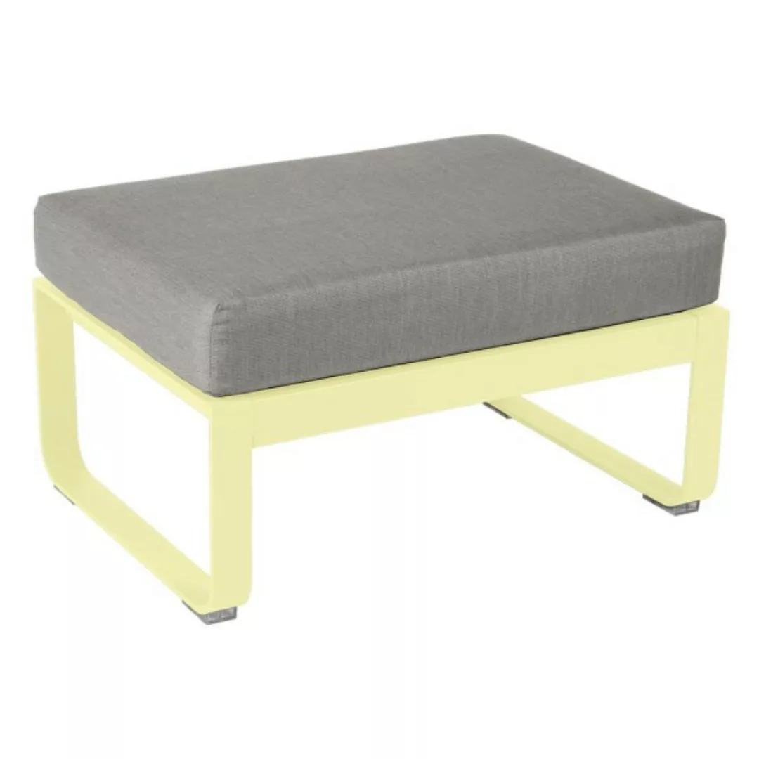 Bellevie 1-Sitzer Hocker A6 Zitronensorbet B8 Taupegrau günstig online kaufen