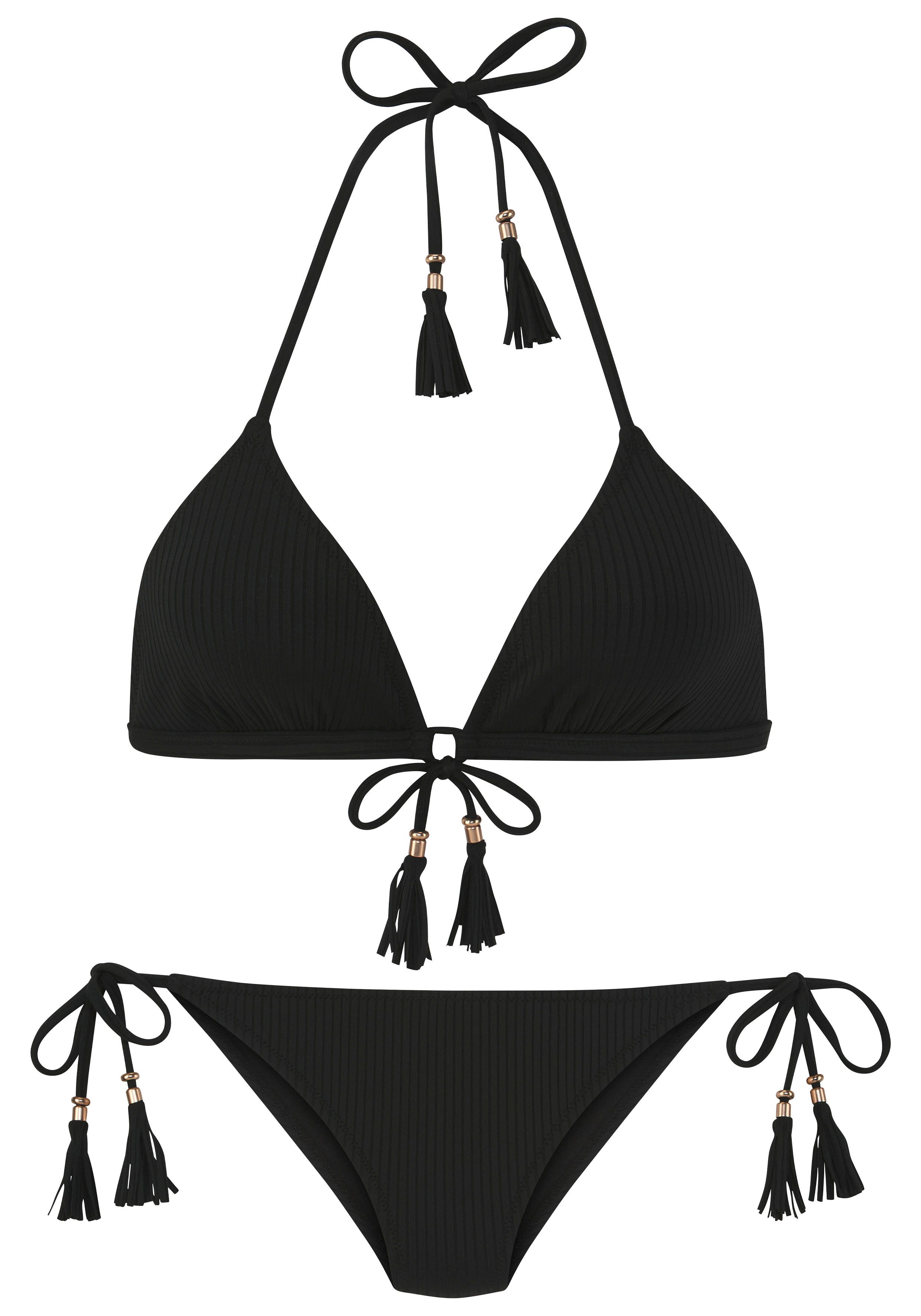 Elbsand Triangel-Bikini aus trendiger Rippware günstig online kaufen
