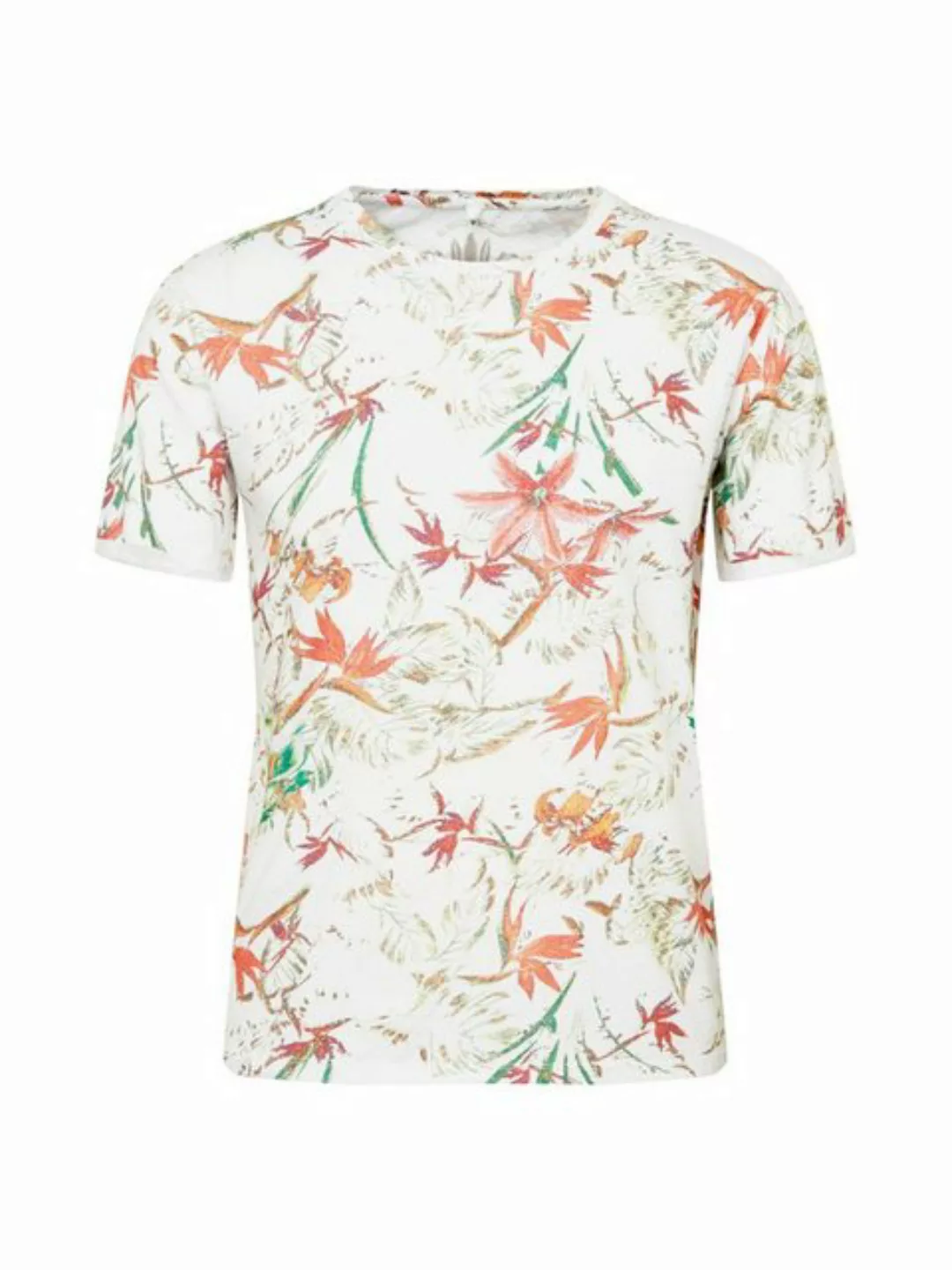 Key Largo T-Shirt Jungles MT00226 Hawaii Look Blumenmuster Rundhalsauschnit günstig online kaufen
