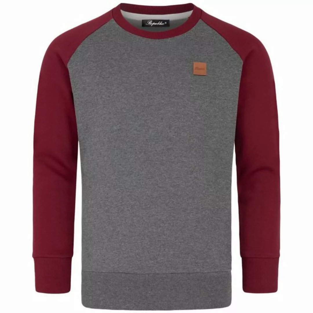 REPUBLIX Sweatshirt ADAM Herren Pullover mit Rundhalsausschnitt & Raglan-Är günstig online kaufen