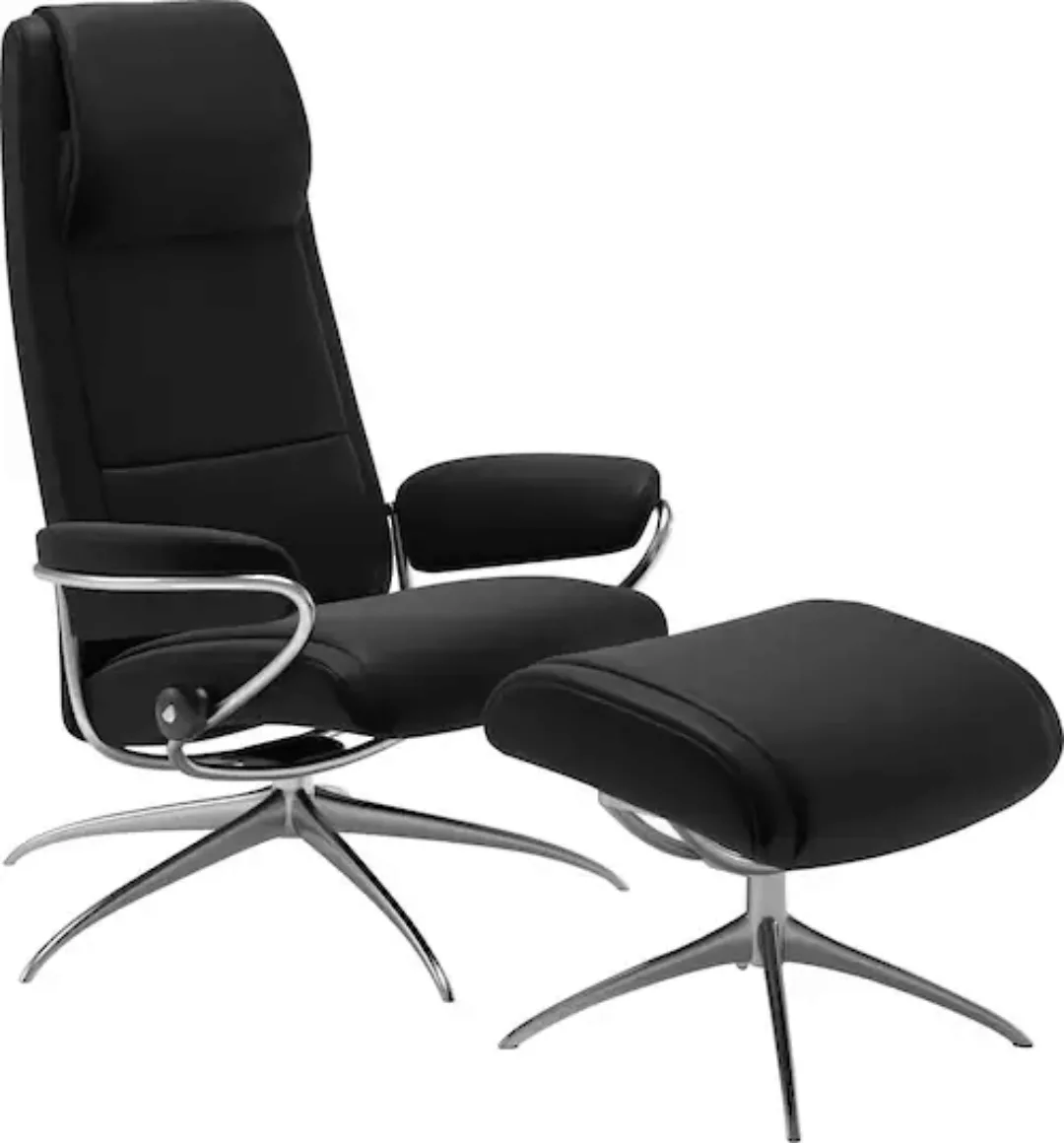 Stressless® Relaxsessel »Paris«, (Set, Relaxsessel mit Hocker), mit Hocker, günstig online kaufen