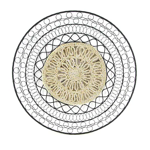 Art for the home Wandbild »Rotan Mandala Rund«, (1 St.), Luxus Metal Art Wa günstig online kaufen