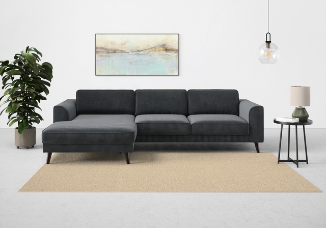 TRENDMANUFAKTUR Ecksofa Lumber Jack, elegantes Designsofa, zeitlos modern, günstig online kaufen