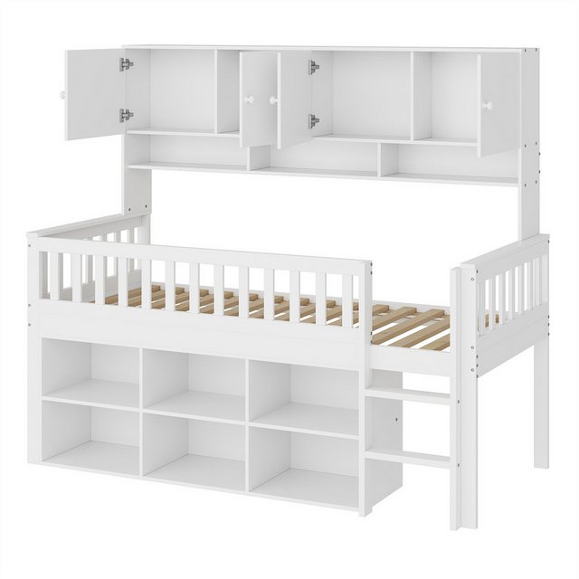 autolock Kinderbett Kinderbett,Einzelbett, Etagebett aus Holz,90*200 cm, mi günstig online kaufen