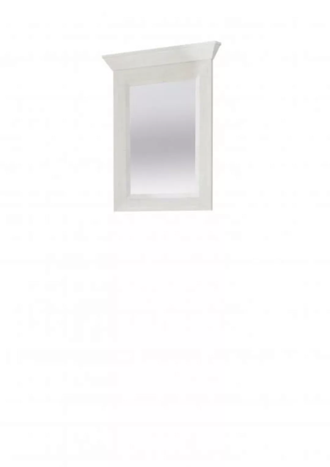 Wandspiegel  weiß Pinie Nachbildung B/H/T: ca. 72,1x92,8x7,3 cm günstig online kaufen