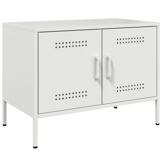 vidaXL TV-Schrank TV-Schrank Weiß 68x39x50,5 cm Stahl (1-St) günstig online kaufen