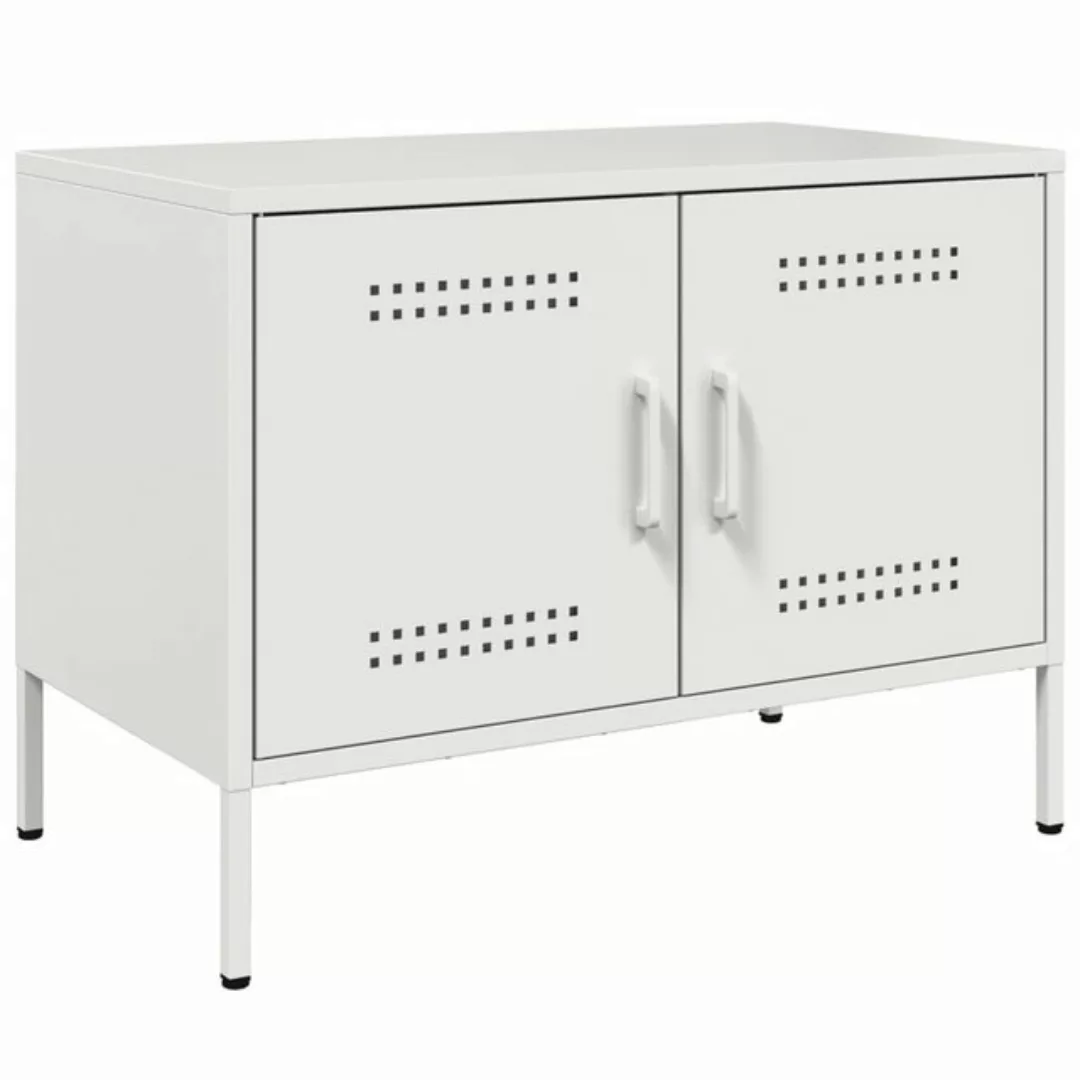 vidaXL TV-Schrank TV-Schrank Weiß 68x39x50,5 cm Stahl (1-St) günstig online kaufen