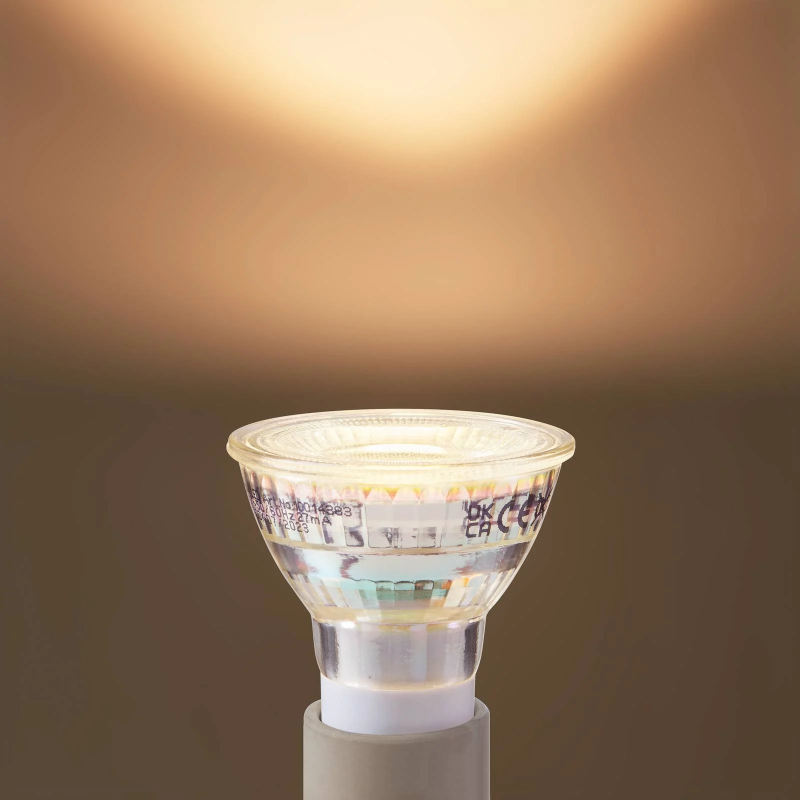 Arcchio LED-Leuchtmittel GU10 4,7W 2700K 850 Lumen Glas günstig online kaufen