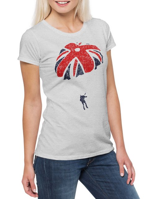 Urban Backwoods Print-Shirt Parajack Damen T-Shirt James MI6 The Spy Zeiche günstig online kaufen