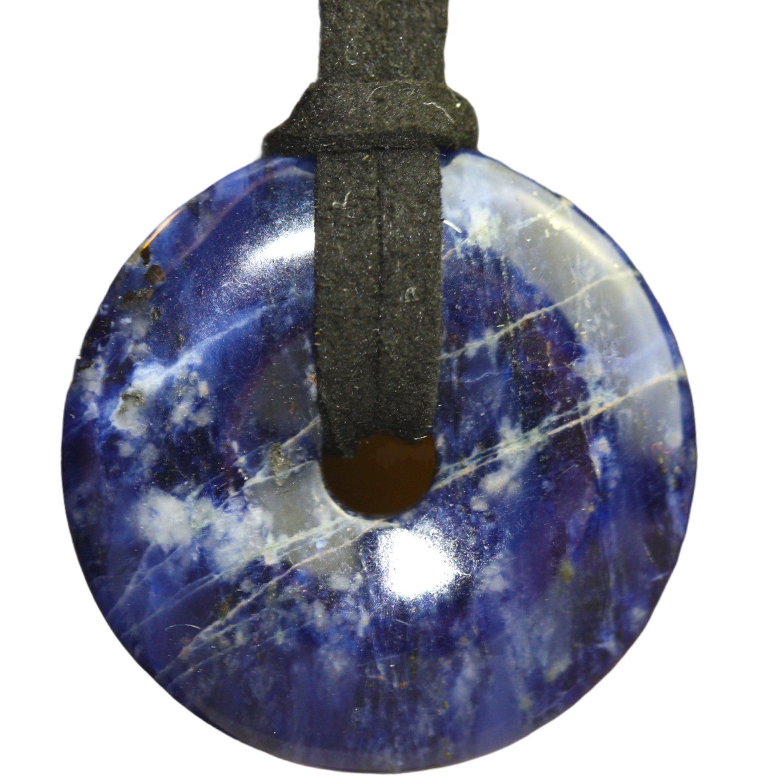 Steinfixx® Lange Kette echter Edelsteindonut 30 günstig online kaufen