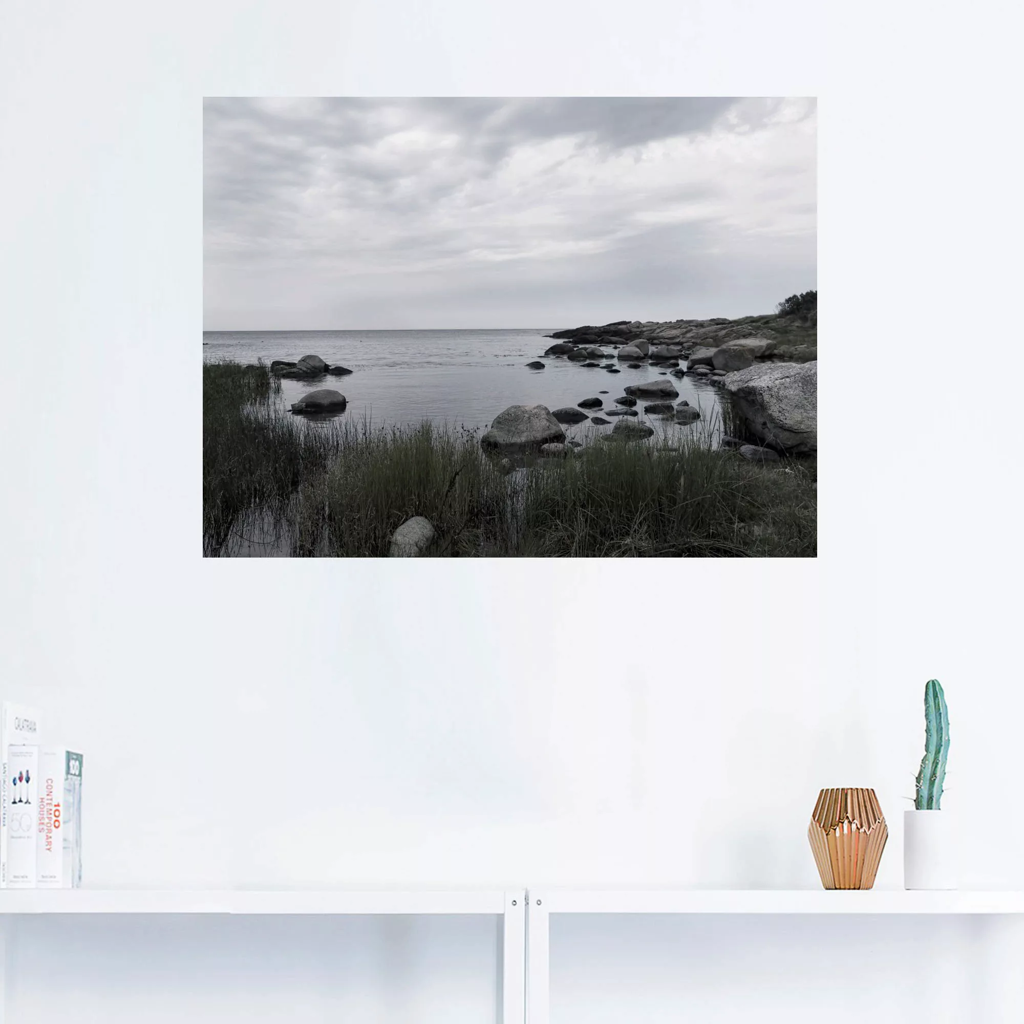 Artland Wandbild "Einsame Bucht am Meer", Gewässer, (1 St.) günstig online kaufen
