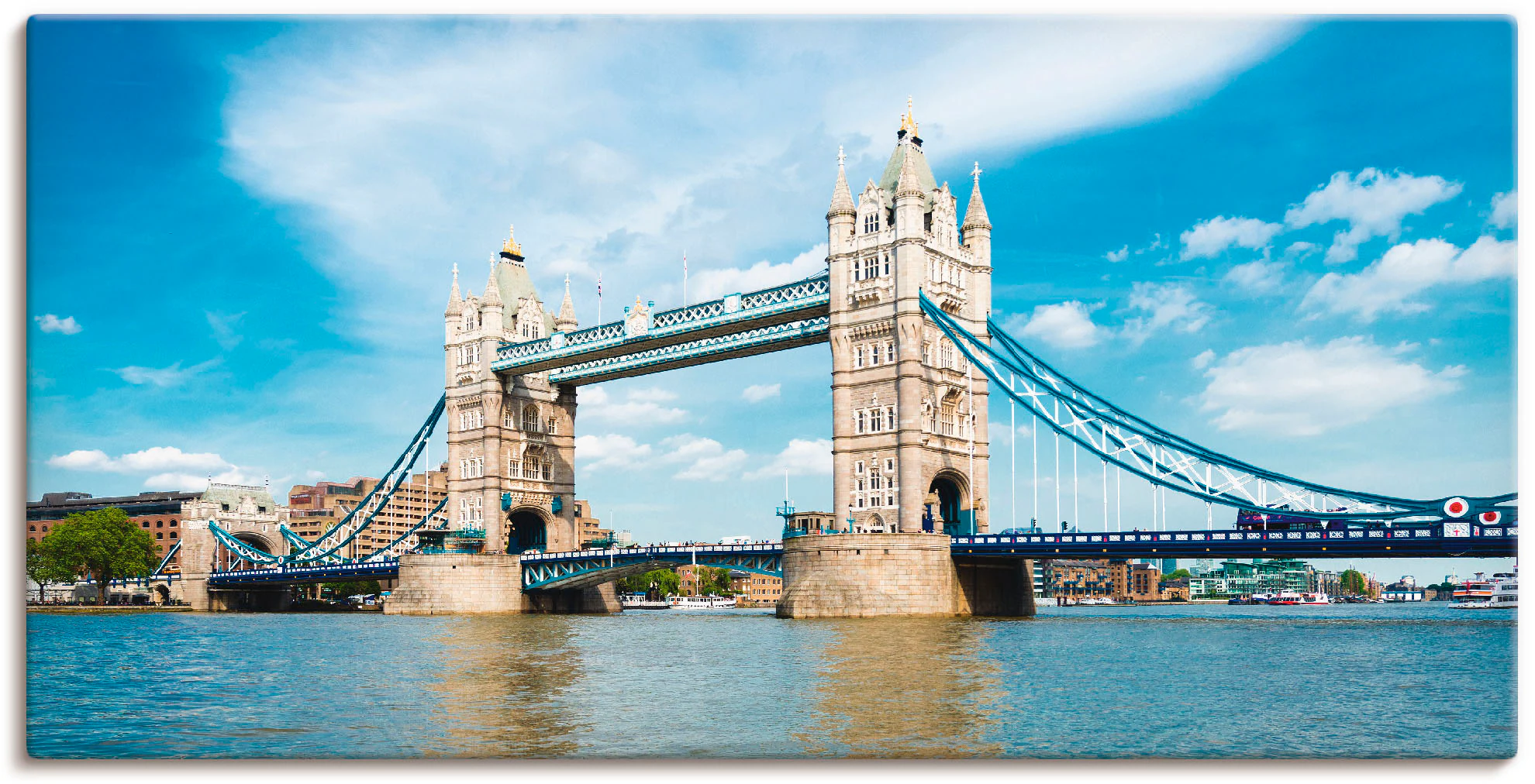 Artland Wandbild "London Tower Bridge", Brücken, (1 St.), als Alubild, Outd günstig online kaufen