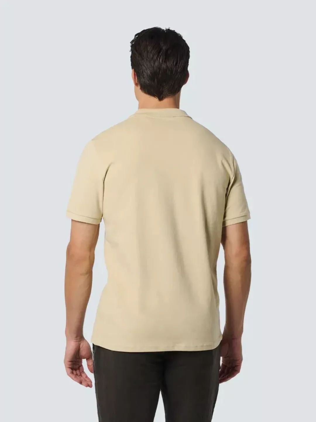 No Excess Poloshirt Riva Solid Beige - Größe L günstig online kaufen