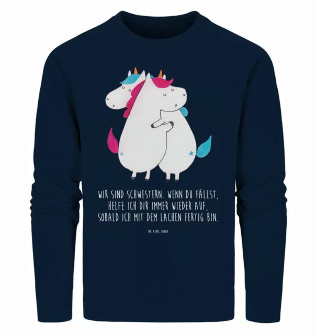 Mr. & Mrs. Panda Longpullover Größe S Einhörner Umarmen - French Navy - Ges günstig online kaufen