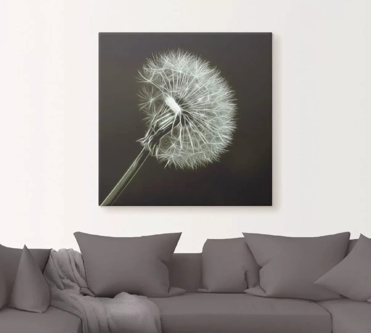 Artland Wandbild "Pusteblume", Blumen, (1 St.), als Leinwandbild, Poster in günstig online kaufen