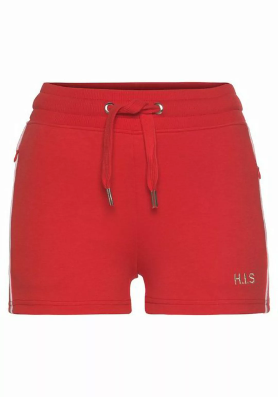 H.I.S Shorts mit Piping an der Seite günstig online kaufen