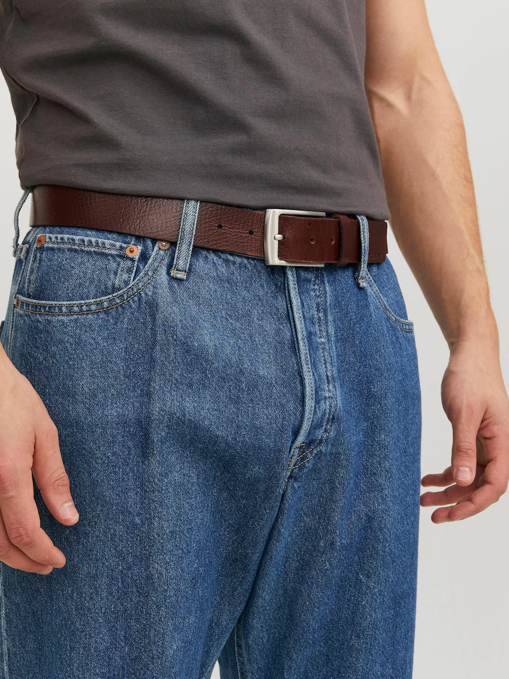 Jack & Jones Ledergürtel "JACSTOCKHOLM LEATHER BELT NOOS" günstig online kaufen