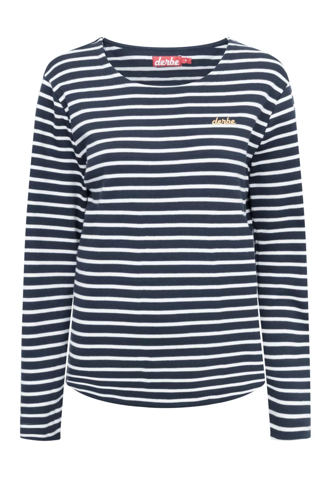 Derbe Langarmshirt "Interstriped", French terry, gestreift, hochwertiger St günstig online kaufen