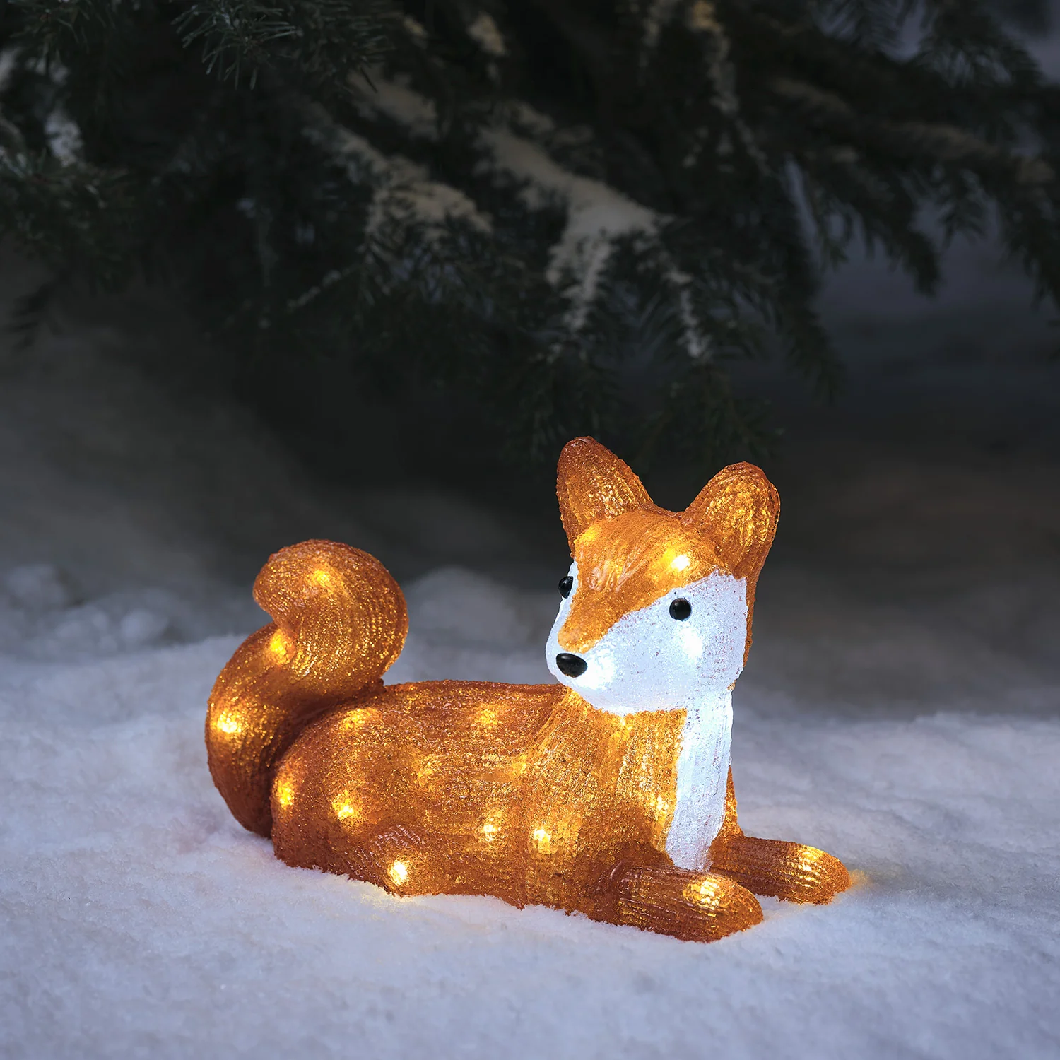 LED Acryl Weihnachtsfigur außen Felix der Fuchs günstig online kaufen