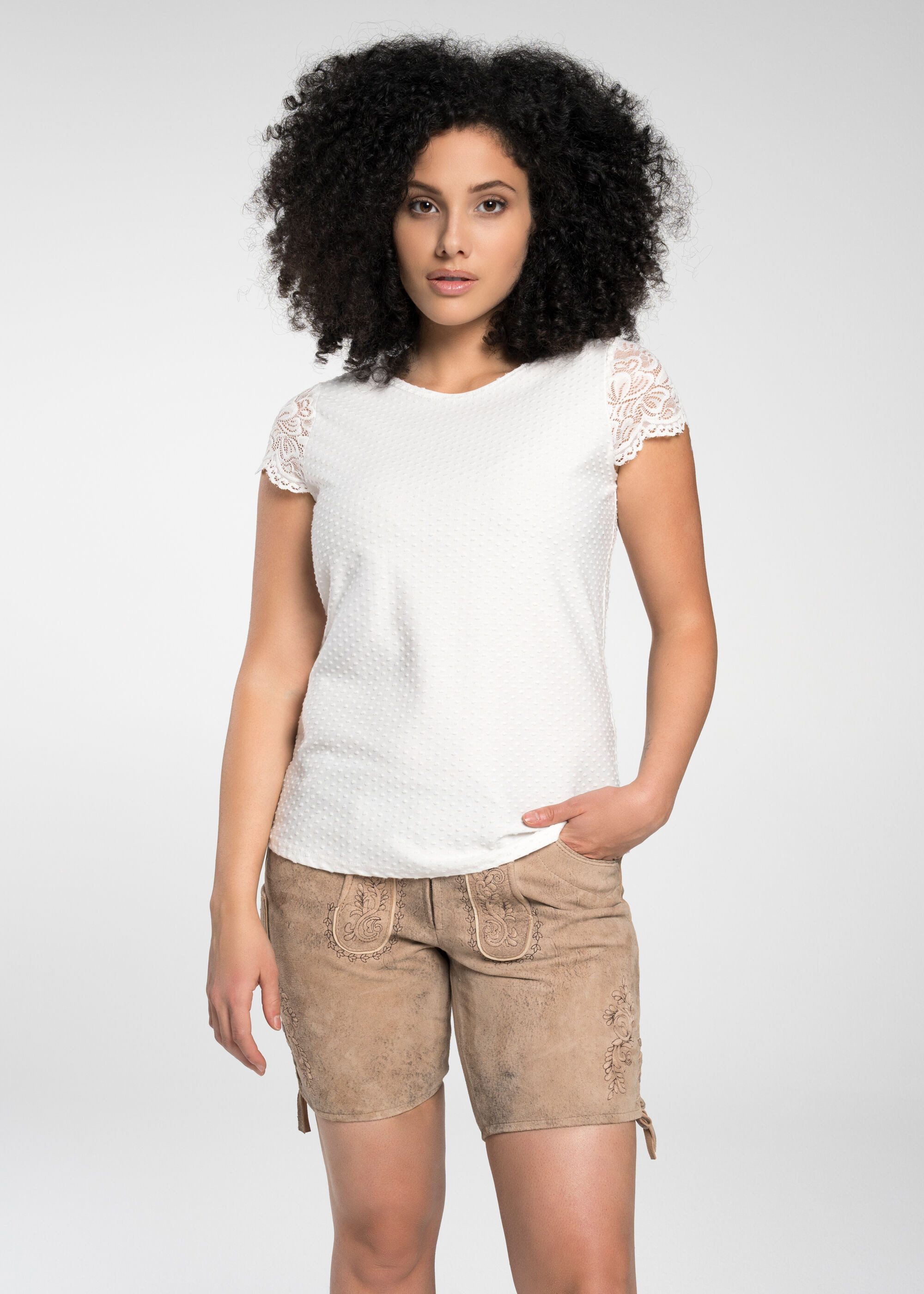 Spieth & Wensky Dirndlbluse Trachtenbluse "Fanja" günstig online kaufen