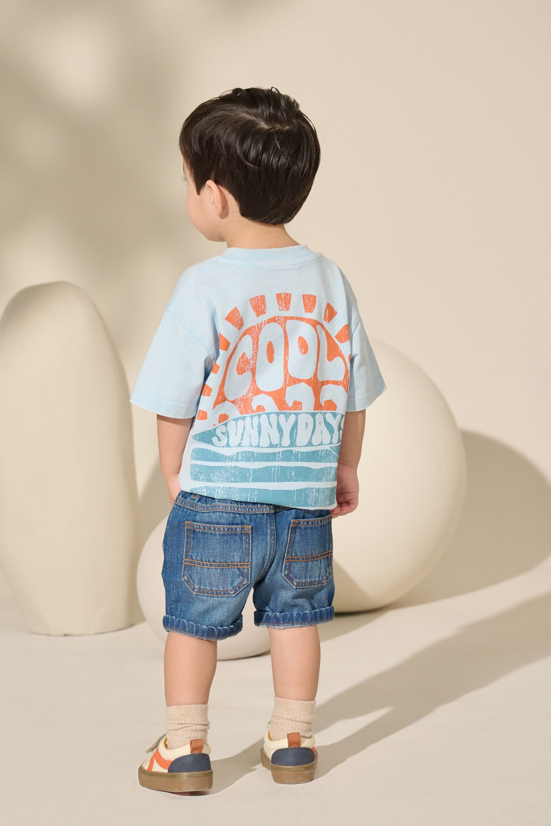 Next Jeansshorts Denim-Shorts aus 100 % Baumwolle günstig online kaufen
